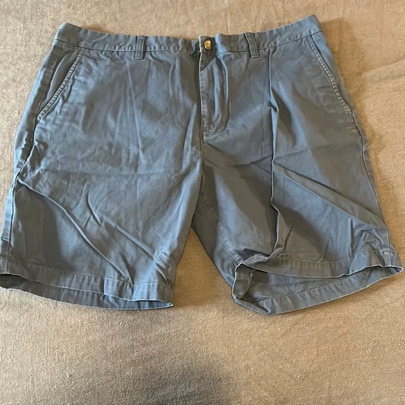 Blue Khaki Shorts - Picture 1 of 2